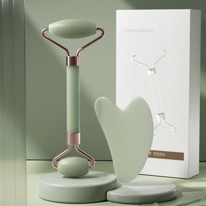 Rodillo de resina para masaje facial, de cuello y de ojos